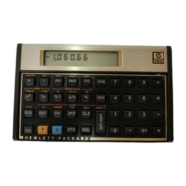 Calcolatrice Finanziaria HP 12c - Oltre 100 Funzioni, Display 10 Cifre, Logica RPN, Garanzia 2 Anni - Foto 5