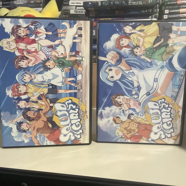 SQUID GIRL COMPLETE Series DVD Lot Season 1 Part 1 & Part 2 Anime