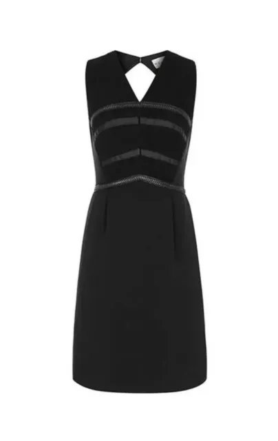 Reiss Elodie Pleat Bodice Structured Mini Dress Size 10 Brand New RRP £195