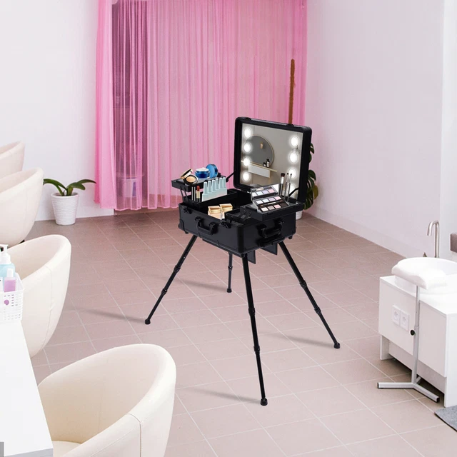 Kapperskoffers - Trolley - Zwart - Groot Beautycases