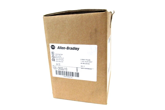 New Allen Bradley 100-C60Dj10 Contactor Ser.b 100C60Dj10