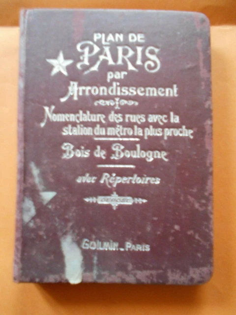 Plan de Paris par Arrondissement - Nomenclature des rues avec station de métro