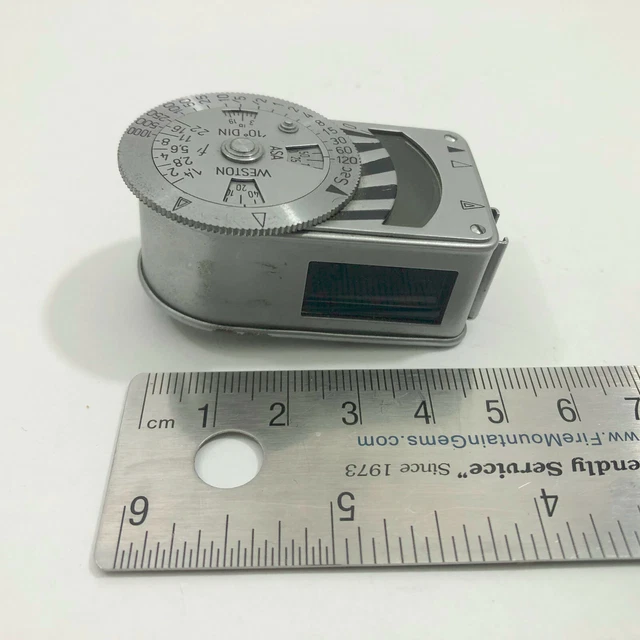 VINTAGE LEICA WESTON Metraphot Meter Shoe Mount Light Meter SN 30096