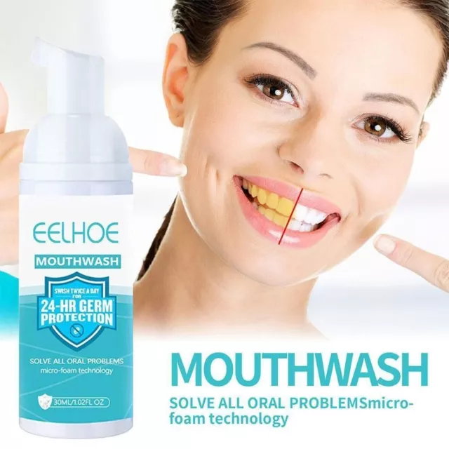 Teethaid Espuma blanqueadora de pasta de dientes Mousse de dientes Lavado bucal