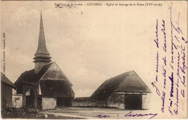 CPA Environs de St-ANDRÉ - Église et Grange de la Dime (160255)