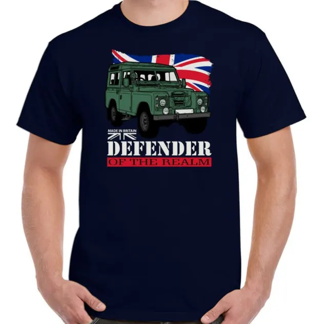 T-shirt 4x4 Off Roading Road 90 110 127 Of the Realm Uomo divertente 5