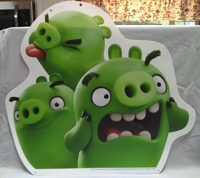 The Angry Birds Movie 2016 McDonald's Oversized Plastic Window Display Poster