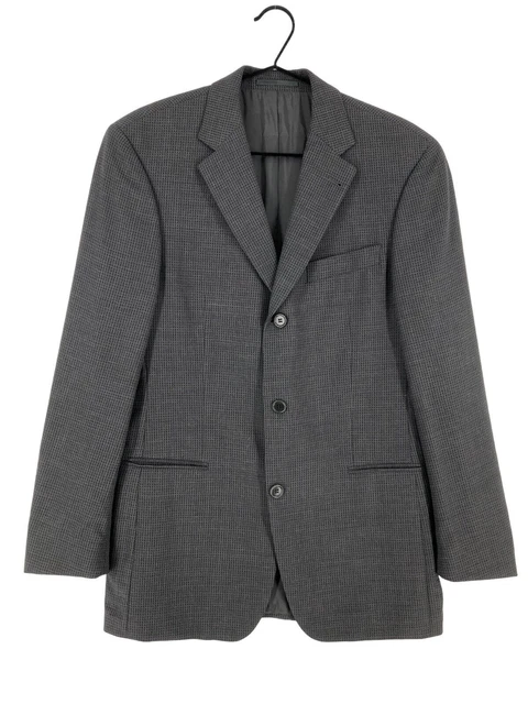 Veste de costume noire imprimée - homme - Brice - taille 54