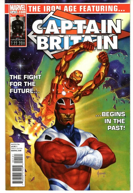 Iron Age #01 Captain Britain Fine-Vf comic Marvel