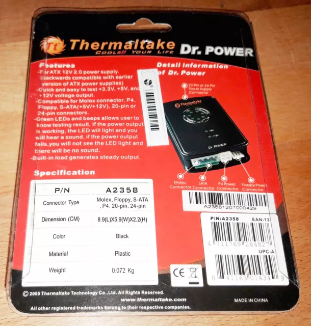 Thermaltake - Dr. Power - A2358 - Netzteiltester - 4711769284827 2