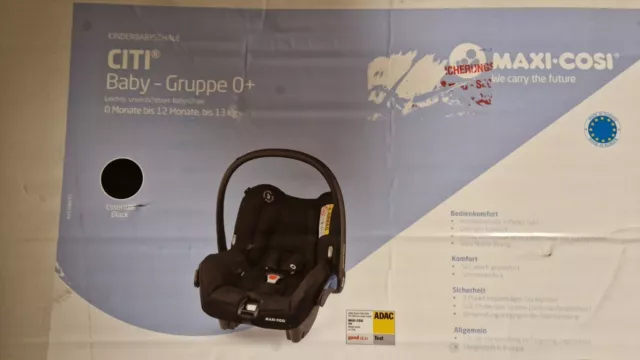 Maxi-Cosi Babyschale Kindersitz Citi NEU & OVP Schwarz