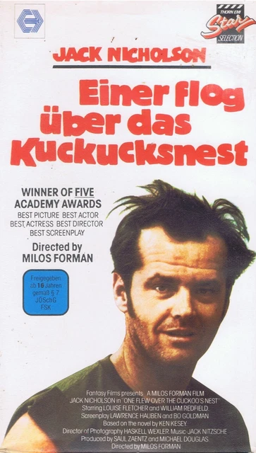EINER FLOG ÜBER das Kuckucksnest (VHS DE) EUR 4,90 PicClick FR