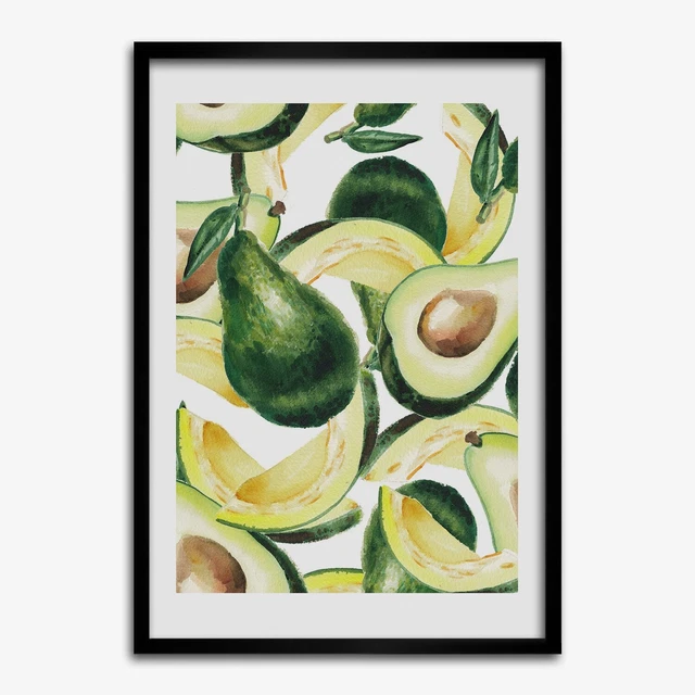 Tableau Décoratif Forêt Tropicale – Cadre MDF 50x70cm – Vert – Tulup