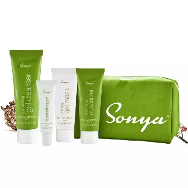 Forever Daily Skincare Sonya - Trousse pur Soin Quotidien de la Peau -4 Produits
