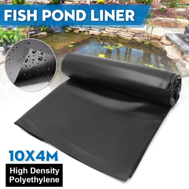 10X4M Heavy Duty Durable Flexible Garden Fish Pond Liner Elasticity Durable HOT