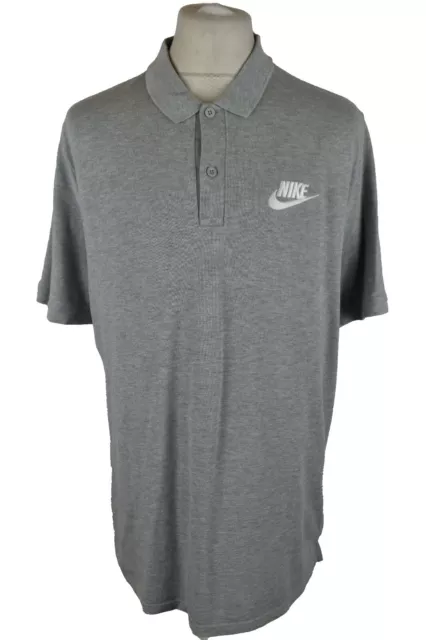 NIKE Grey Polo T-Shirt size XL Mens Outdoors Outerwear Menswear