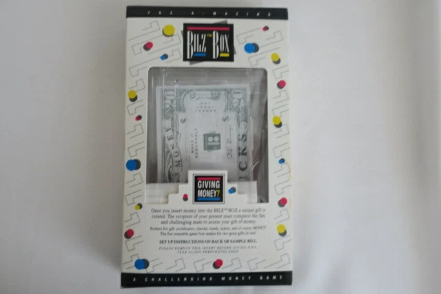 Blilz Puzzle Box Brain Tease for Cash or Gift Cards Solve Get the $ New w/ Inst.