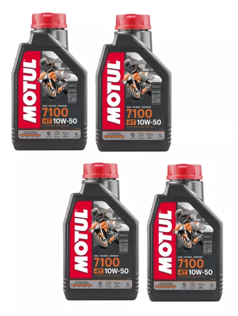 Motul 7100 10w50 Motoröl 10w-50 4x1Liter