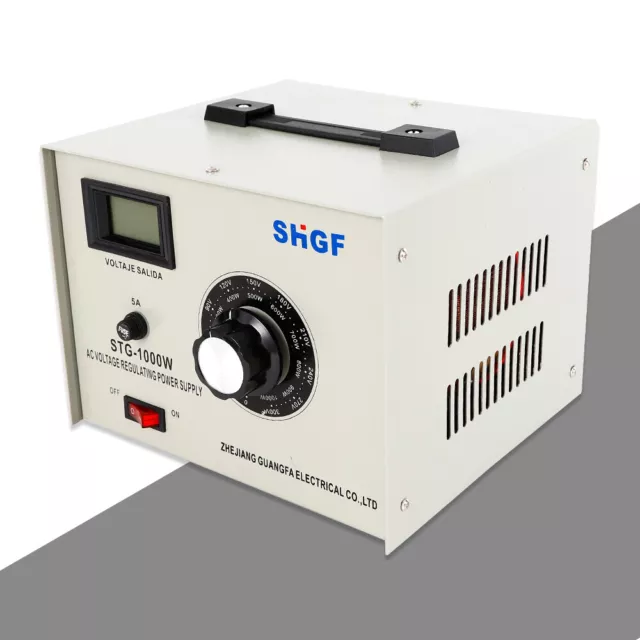 Variac Auto Transformer AC Variable Voltage Regulator Metered 1000W 0-300V USA
