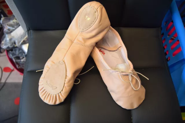 PINK LEATHER CAPEZIO Cobra 2033 split sole ballet shoes all sizes 12.00 PicClick UK