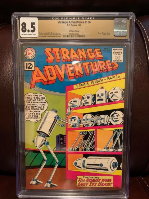 Strange Adventures #136, Mohawk Valley Collection, CGC 8.5, Jan. 1962