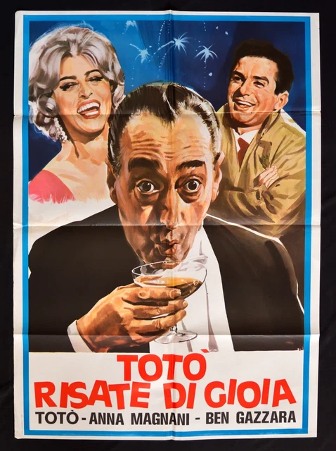 Poster Photobuste Totò - Risate Di Gioia Avec Monicelli, Gazzara, Magnani - Édition Italienne F394