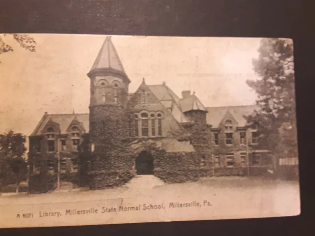 Circa 1910 Library Millersville Normal School Millersville Pa Postcard Post Card