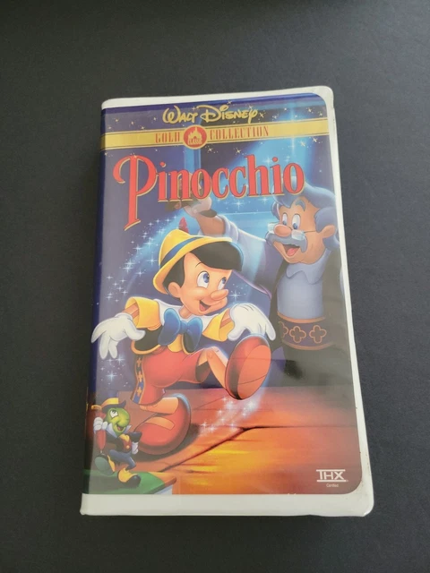 Walt Disney Classic Pinocchio VHS 60th Anniversary Edition Gold Collection