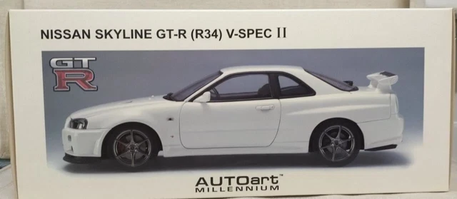 Modèle Réduit Nissan Skyline R32 GTR 1989 - Échelle 1/43, Miniature En Métal Sous Boîte (IXO Ou NOREV)