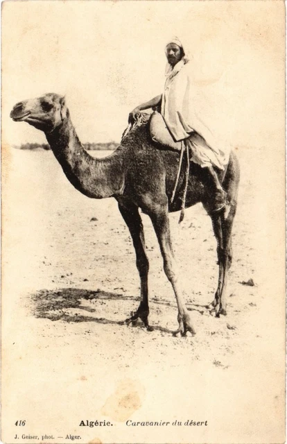 CPA AK 416 Caravanier du Desert. ed. Geiser ALGERIA (69327)
