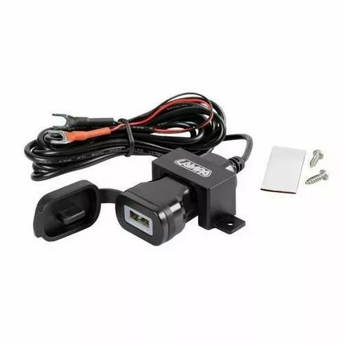 Presa Usb Moto Con Ricarica Veloce 12/24V+Base Fissaggio  Lampa 38878