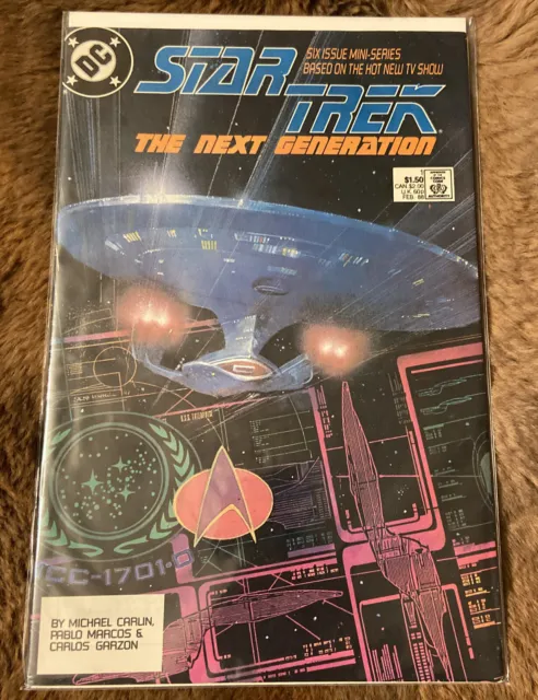 Rare 1988 DC Comics: Star Trek The Next Generation #1~KEY~1st Picard, Unread