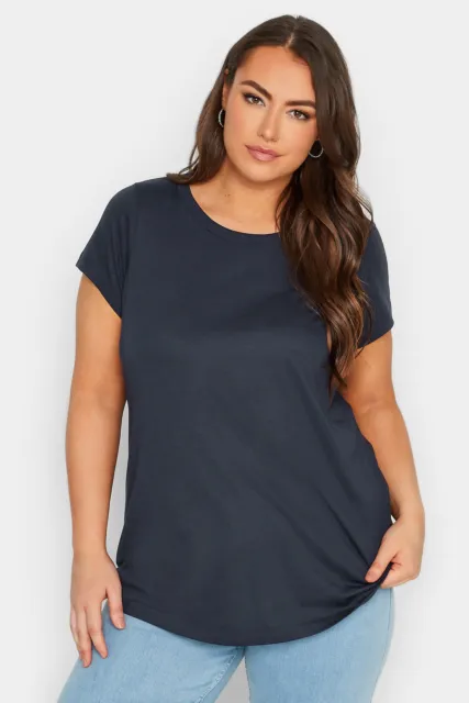 Yours Clothing Womens Plus Size Short Sleeve T-Shirt