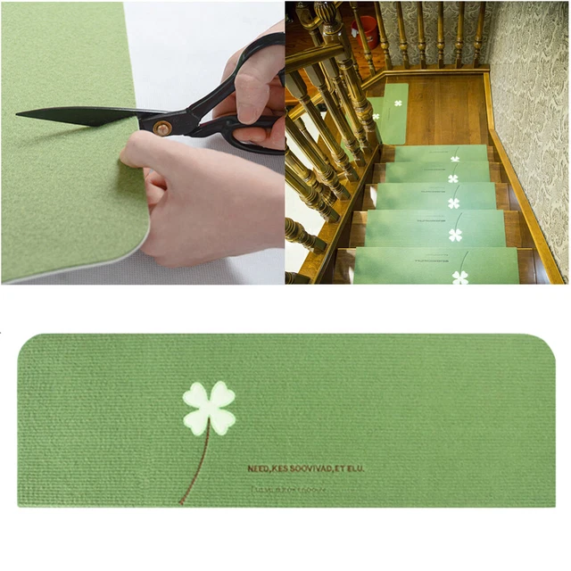 5 piezas alfombras de rodadura de seguridad anticinta brillantes escalera nariz de toro