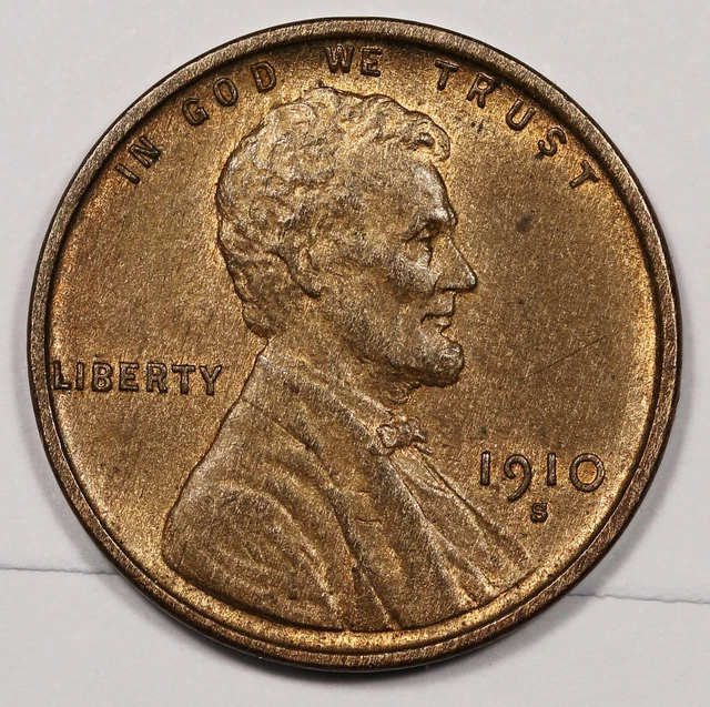 1910-s Lincoln Head Cent.  Natural Uncleaned.  BU.  175364