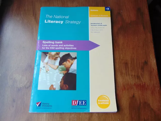 DFEE **THE NATIONAL LITERACY STRATEGY** Spelling Bank Book KS2 Teachers