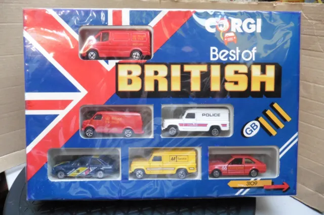 Corgi Best Of British Gift Set 3109 Boxed Issued 1986