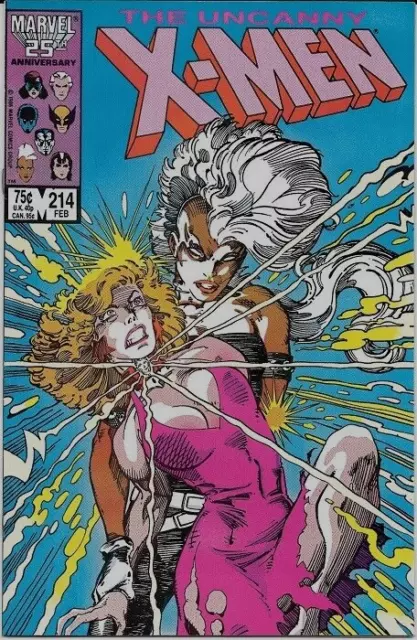 Uncanny X-Men 214-A  Marvel Comics Vol-1 (1981-2011) Grade 6.5