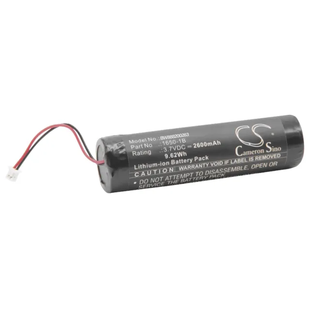 Batterie 2600mAh pour ESCHENBACH SmartLux, SmartLux 2.5, 1650-1B