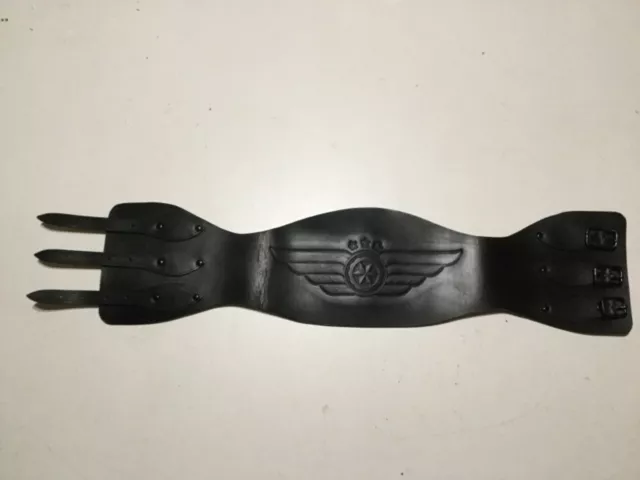 Vintage Motorcycle Kidney Belt Wing Star Tooling Stomach & Back Support