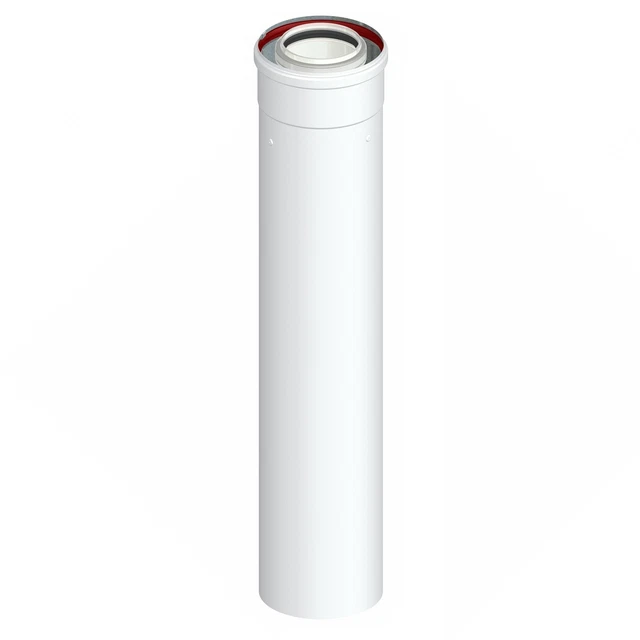 Elemento dritto coassiale 500mm M/F 60/100 Stabile PACED 02 D60-100