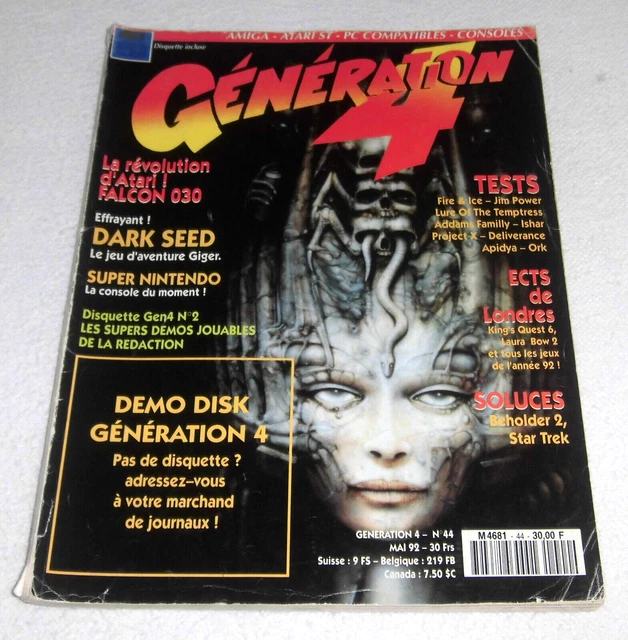 Numero 91 du magazine Génération 4 - ABANDONWARE FRANCE