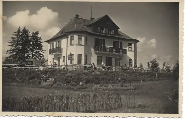 AK  Berghotel und Cafe Steinbühl bei Marienbad,  gel. 1935