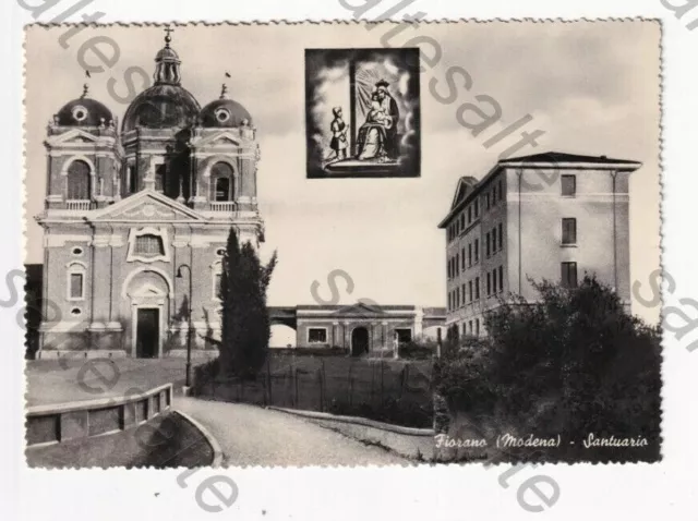 A44 Cartolina Fiorano Modenese Santuario Panorama Viaggiata