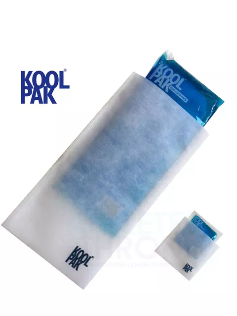 Koolpak Reusable Hot/Cold Sports Ice Gel Pack First Aid Sprains Pain Relief X 2