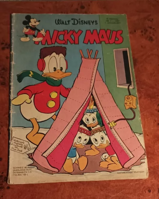 comics Micky Maus  1957 Nr1.     1 JANUAR-HEFT