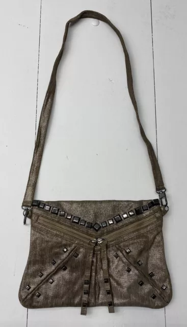 Treesje Jovi Metallic Brown Studded Crossbody Purse*