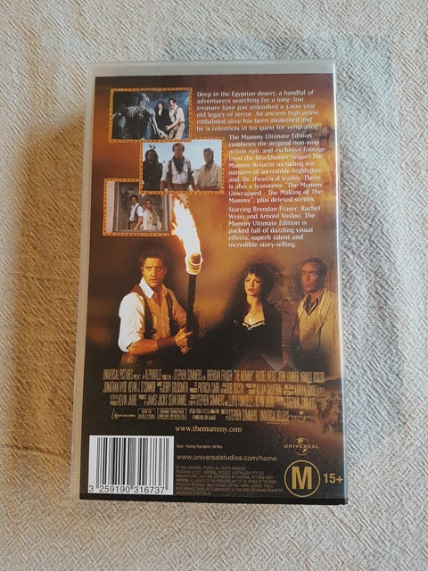 THE MUMMY ULTIMATE Edition, PAL VHS Video Tape, Brendan Fraser £6.06 ...