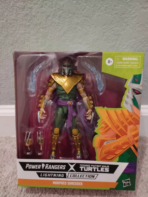 Hasbro Power Rangers Lightning Green Ranger Shredder Deluxe Action Figure