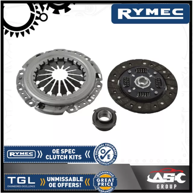 Rymec Clutch Kit - 3pc - fits Alfa, Fiat 500, Doblo, Grande Punto, Idea, Punto..